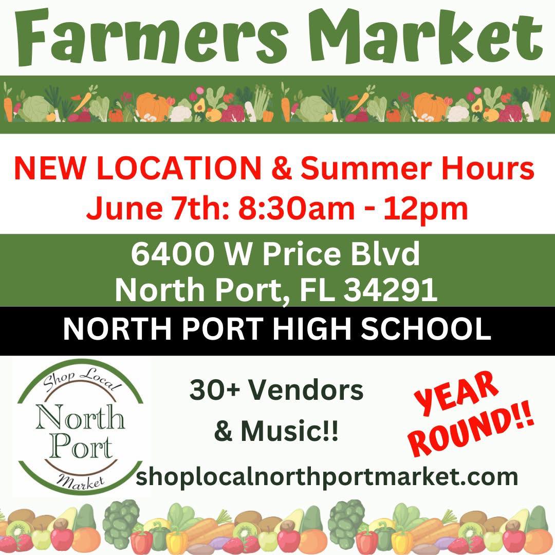Support Local! Check out the new market address. Join in the anniversary raffle! Donyolโs will be absent June and July, but the catering line will always be open! Msg (941) 888-0158 ๐งก