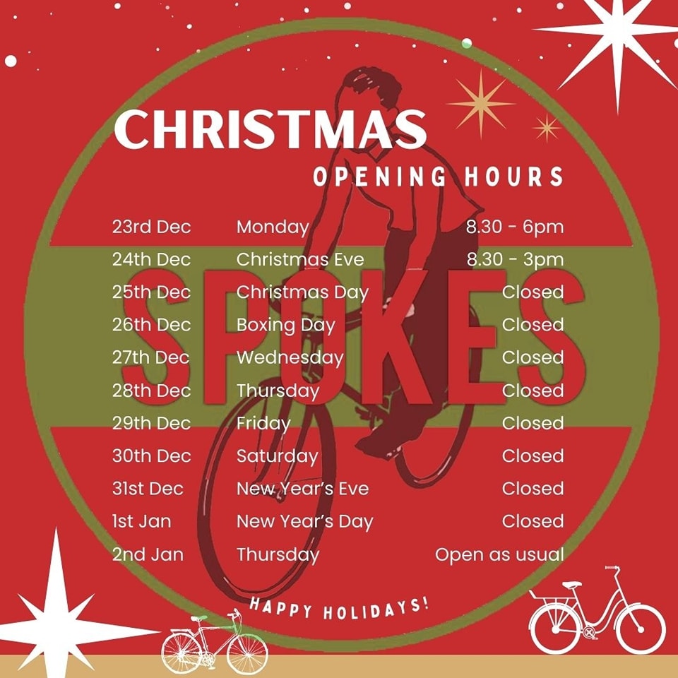 One more full week before the Xmas new year break.
We still have service slots open to get your bike tuned up and happy for the holidays!