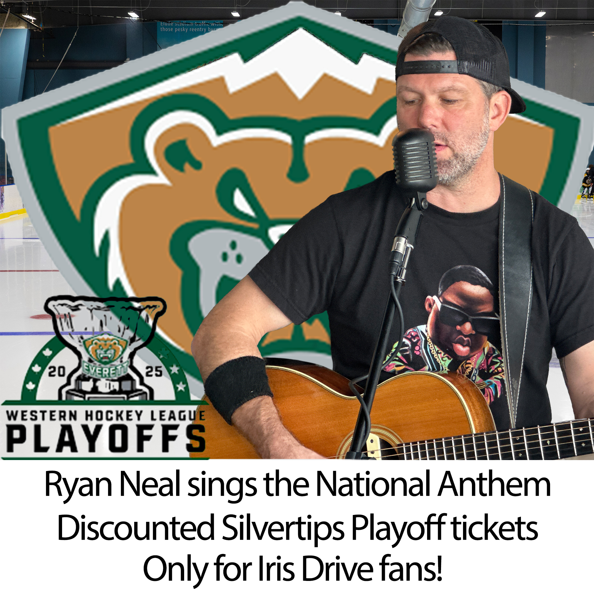Ryan Neal sings the National Anthem!
Iris Drive fans, we’ve got something special for you! The Everett Silvertips are offering exclusive discounted playoff tickets just for our fans! Don’t miss Game 2 of the first-round playoffs as Ryan kicks off the night with the National Anthem.
Get your discounted tickets here: https://everettsilvertips.3dcartstores.com/IRIS-DRIVE-FANS-BR-EXCLUSIVE-DISCOUNT-BR-2025-PLAYOFFS-IN-EVERETT_p_2522.html
Saturday, March 29th
Game starts at 6:00 PM
Let’s pack the arena and support the Tips!
#IrisDrive #RyanNeal #NationalAnthem #EverettSilvertips #PlayoffHockey #ExclusiveDiscount