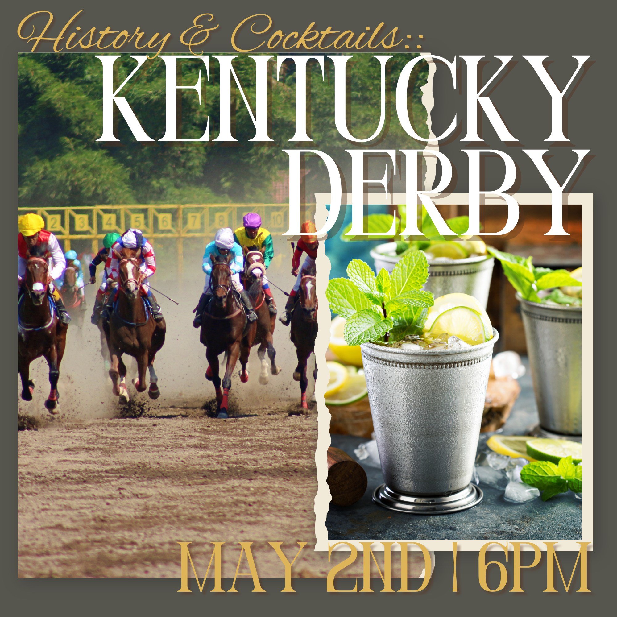 🏇✨ Sip your way through Derby history! Join us for History & Cocktails: The Kentucky Derby on April 11th at 6PM—a spirited evening where we uncover the untold stories behind "The Most Exciting Two Minutes in Sports."
🍸 Learn the roots of the mint julep, the legacy of George Dabney, and the Black jockeys who once ruled the racetrack.
🥃 Includes:
✔️ Hands-on cocktail class
✔️ History deep-dive with a twist
✔️ Mint juleps and more!
🎟️ Seating is limited—grab your ticket now and celebrate Kentucky Derby tradition, truth, and taste.
Get tickets in our link in bio!
#KentuckyDerby #MintJulep #CocktailClass #MixologyEvents #CraftCocktails #HistoryAndCocktails #runfortheroses #BlackBartendersMatter #BlackMixology #UntoldStories #SLCEvents #UtahCocktails #SLCMixology #SupportLocalBars #EventsNearMe #SaltLakeCityEvents #SLCDateNight #UtahEvents #SLCHappenings #ThingsToDoInSLC #SLCNightlife
#DateNightIdeas #CreativeDateNight #FunThingsToDo #GirlsNightOut #SipAndLearn #UniqueExperiences