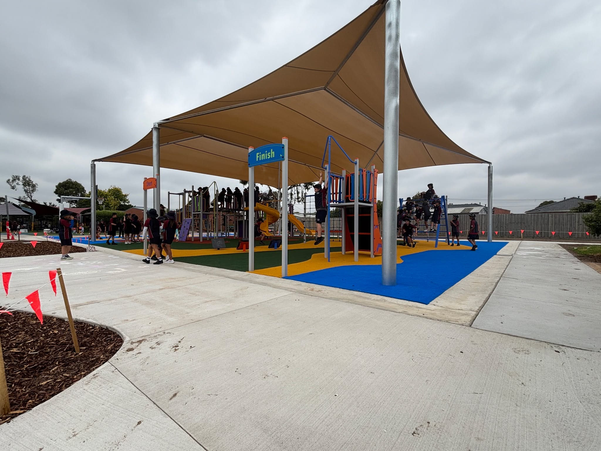 Check out our new senior playground, ninja course and junior basketball court! Our children have loved playing on the new equipment this week. Landscaping will commence in the coming weeks.