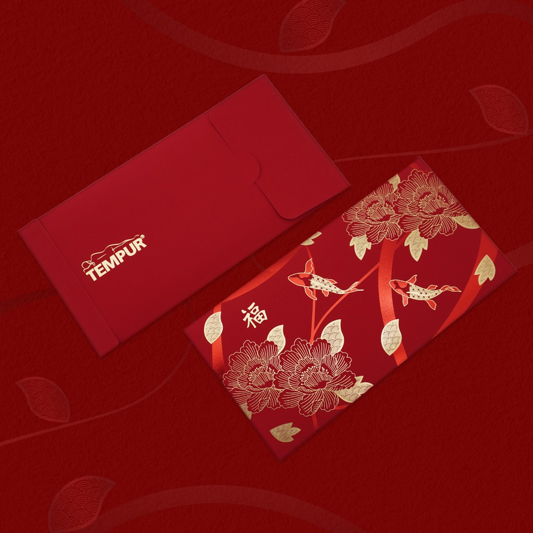 2025 I Tempur
Tempur redefines sleep, and for their 2025 red packets, we brought that same sense of tactile luxury to print.
Printed on silkpaper (a type of fabric paper), this design used two-tone hotstamping to elevate every koi scale and petal detail. It is soft to the touch, rich in tone, and designed to mirror the calm and comfort that define the Tempur experience. 🐟
Let us design red packets that feel as premium as your brand promise.
#redpackets #redpacket #redpockets #angpao #angpow #laisee #hongbao #红包 #利是 #利是封 #CorporateGifts #CustomPrinting #ChineseNewYear #RedPacketDesign #CNYCorporate