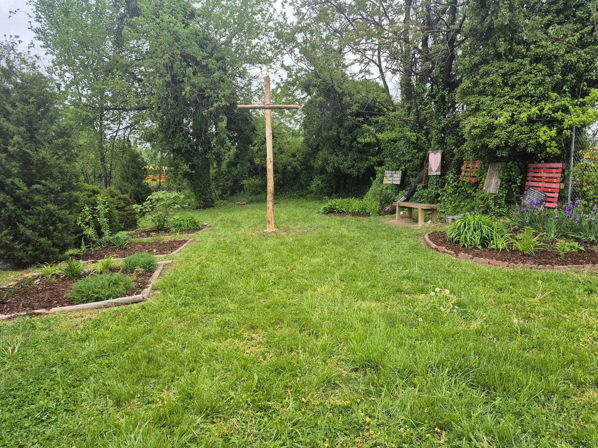 A special thanks to Faith Fellowship Church and others who came from other local churches to clean up, landscape, install a new cross, and provide hope found only in Jesus Christ at our Haven of Hope Community Garden, a place that was once abandoned lots in Baltimore City but is now a lighthouse of hope.
