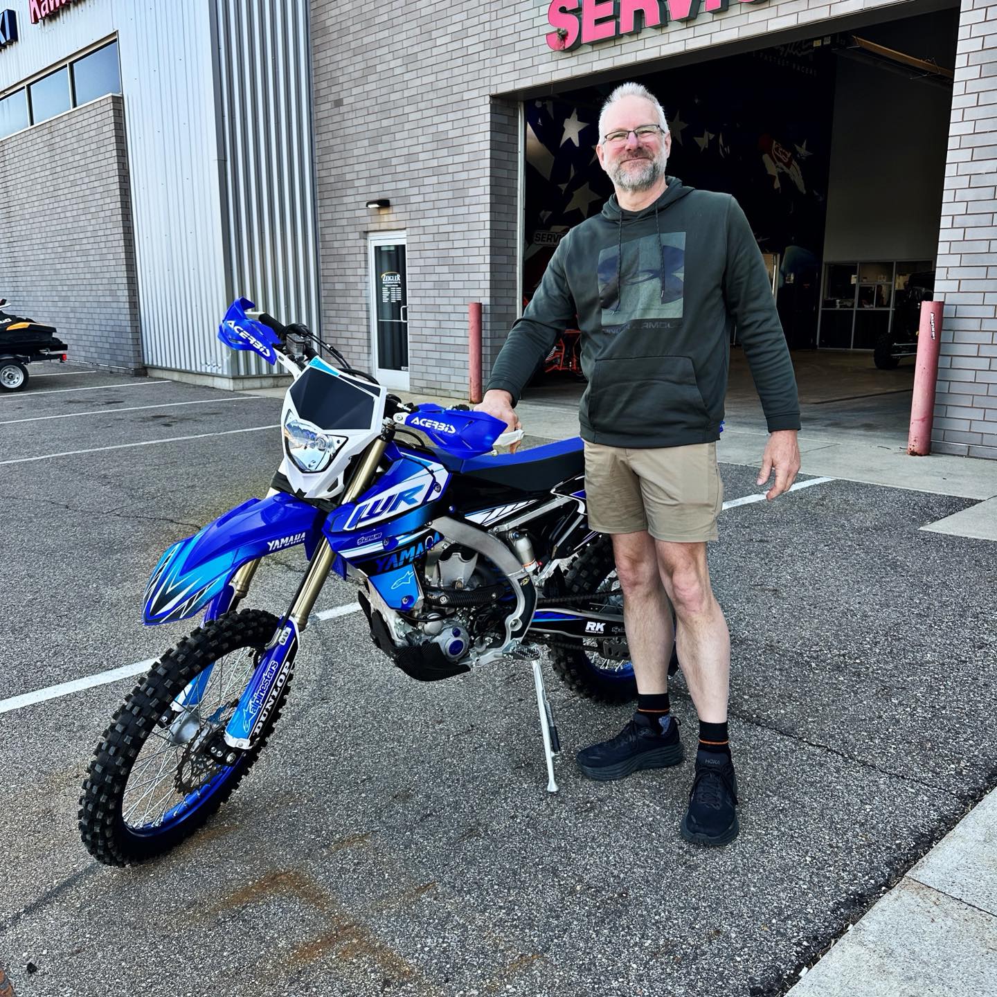 Thanks Gary! I appreciate you driving from so far away to work with The Motorsports Guy and pick up your like new WR450 Yamaha. Have fun and be safe!