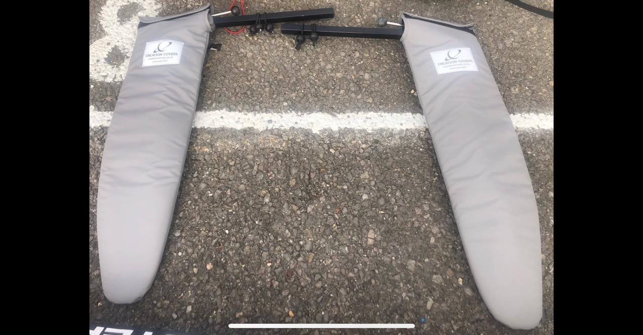 We love a good car park photo of our foil bags, as that is what they are for! Designed to protect your foils so that you can leave them almost anywhere and be looked after with soft foam inner and breathable materials used throughout.