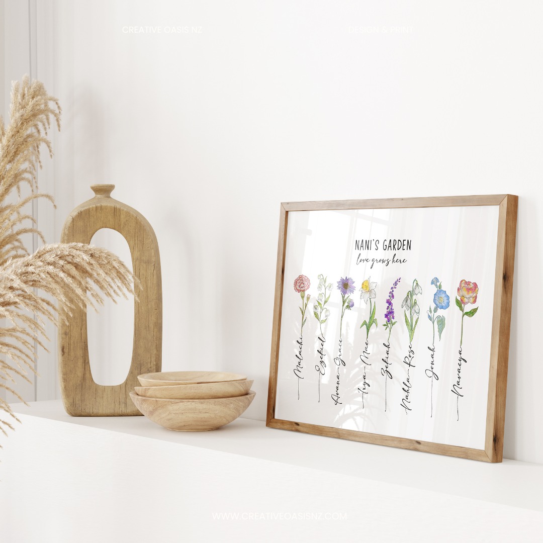 MOTHER'S DAY DATES
Please see below our closing dates for orders this Mother's Day
PRINTED AND COURIERED - 30th April
LOCAL ORDERS - 2nd May
DIGITAL FILES - 7th May
💐 Buy now, pay later with AFTERPAY
💐 Custom made just for her
www.creativeoasisnz.com