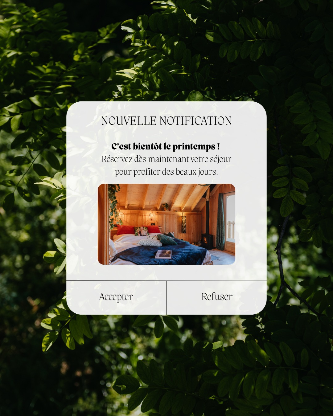 🌿 TIC TAC TIC TAC, le printemps arrive ! Les températures remontent et les beaux jours sont bien là. Profitez d'un séjour en pleine nature dans l'une de nos cabanes ou gîtes à la ferme.
Réservez sur www.cabanesdudauphine.fr 🌸
#cabanesdudauphine #visitgap #gapmaville #cabanelovers