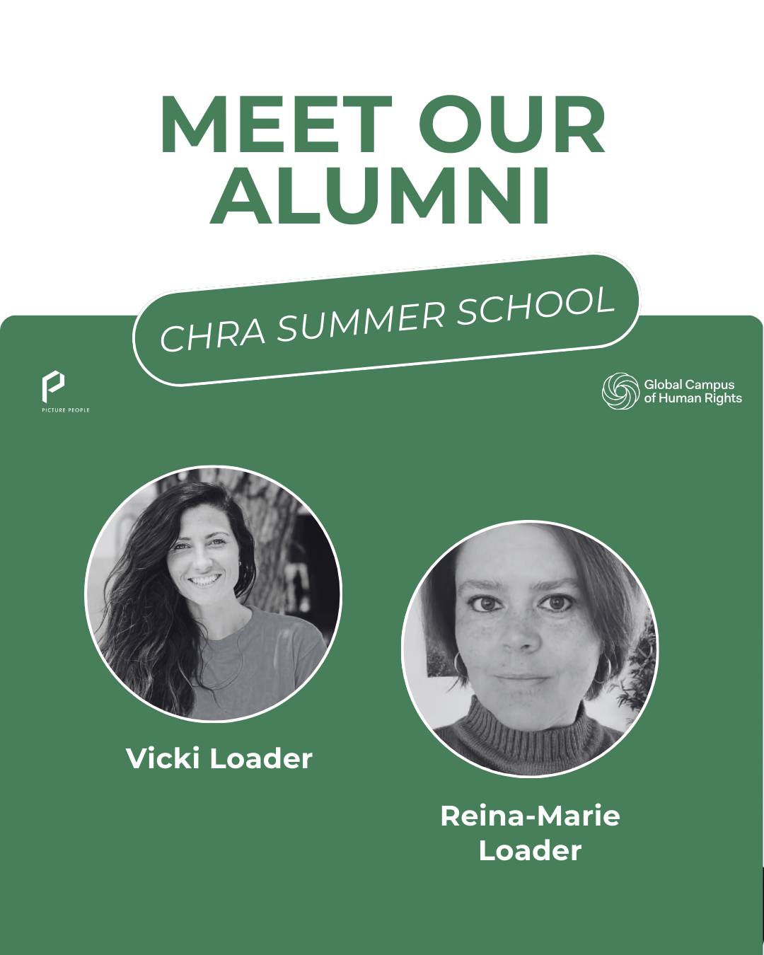 Your story can change the world,
and Vicki (@loader_gram) and Reina (@rmloader) are proof of that!
Meet these two powerful CHRA Summer School alumni and see how they’re shaping careers that make a real impact.
Now it’s your turn.
Whether you're tackling social justice, human rights, or climate change, the #CHRASummerSchool is the space to bring your project to life.
Don’t just dream about change. Create it.
Apply now with the link in bio.
Powered by @picturepeoplemsp and @gchumanrights.
#EnvironmentalRights #HumanRights #FilmCreatives #MediaForChange #FilmForChange #PhotographyForChange #VisualMedia #FilmSchool #CinemaIndustry #StorytellingForChange #ImpactFilmmaking #YouthVoices #CreateTheChange #VisualActivism #DocumentaryForChange #Changemakers #ClimateAction #StandUp4HumanRights