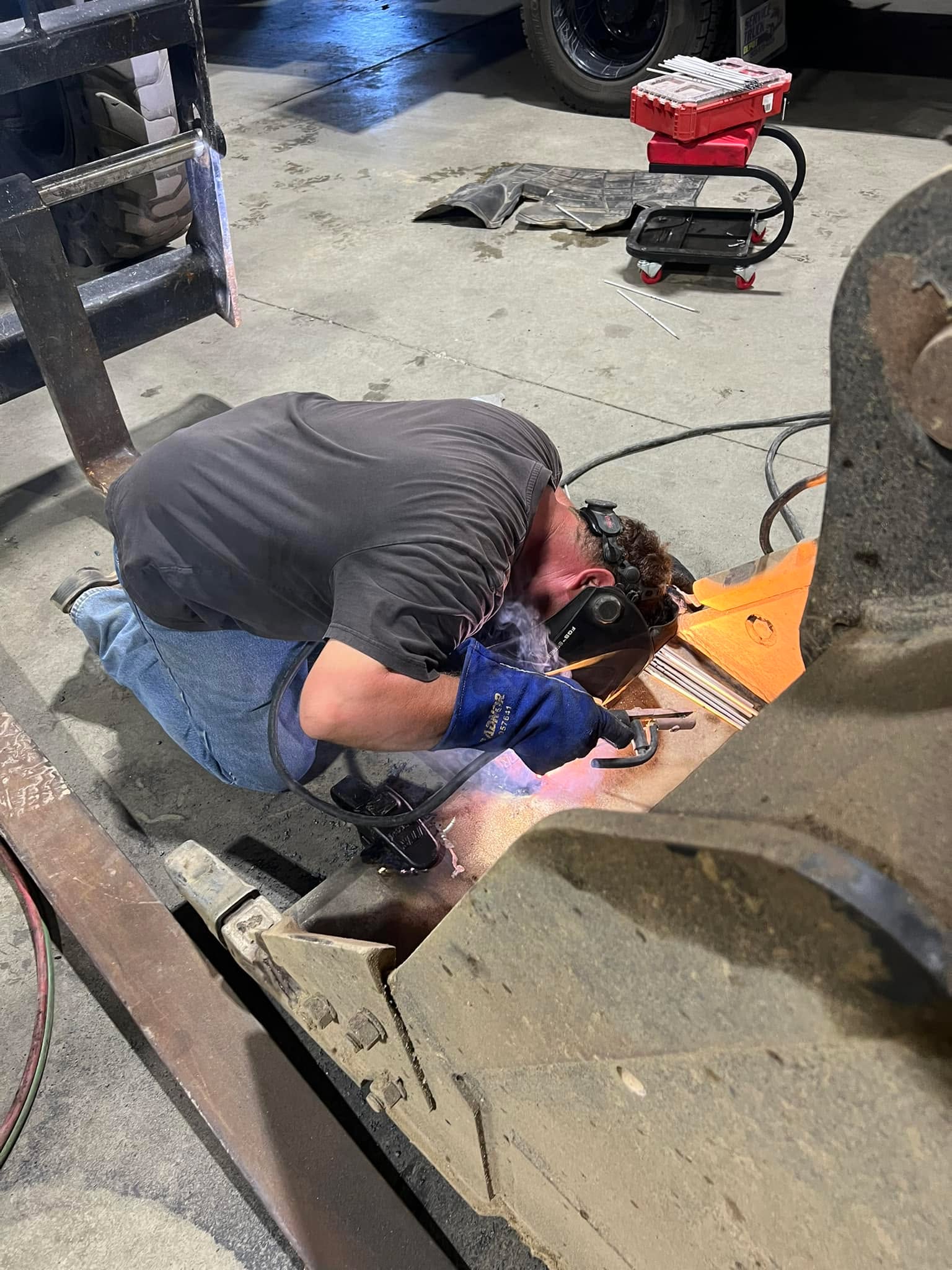 When a customer calls and needs a machine to go out on rent ASAP, you get in after hours and get it done 