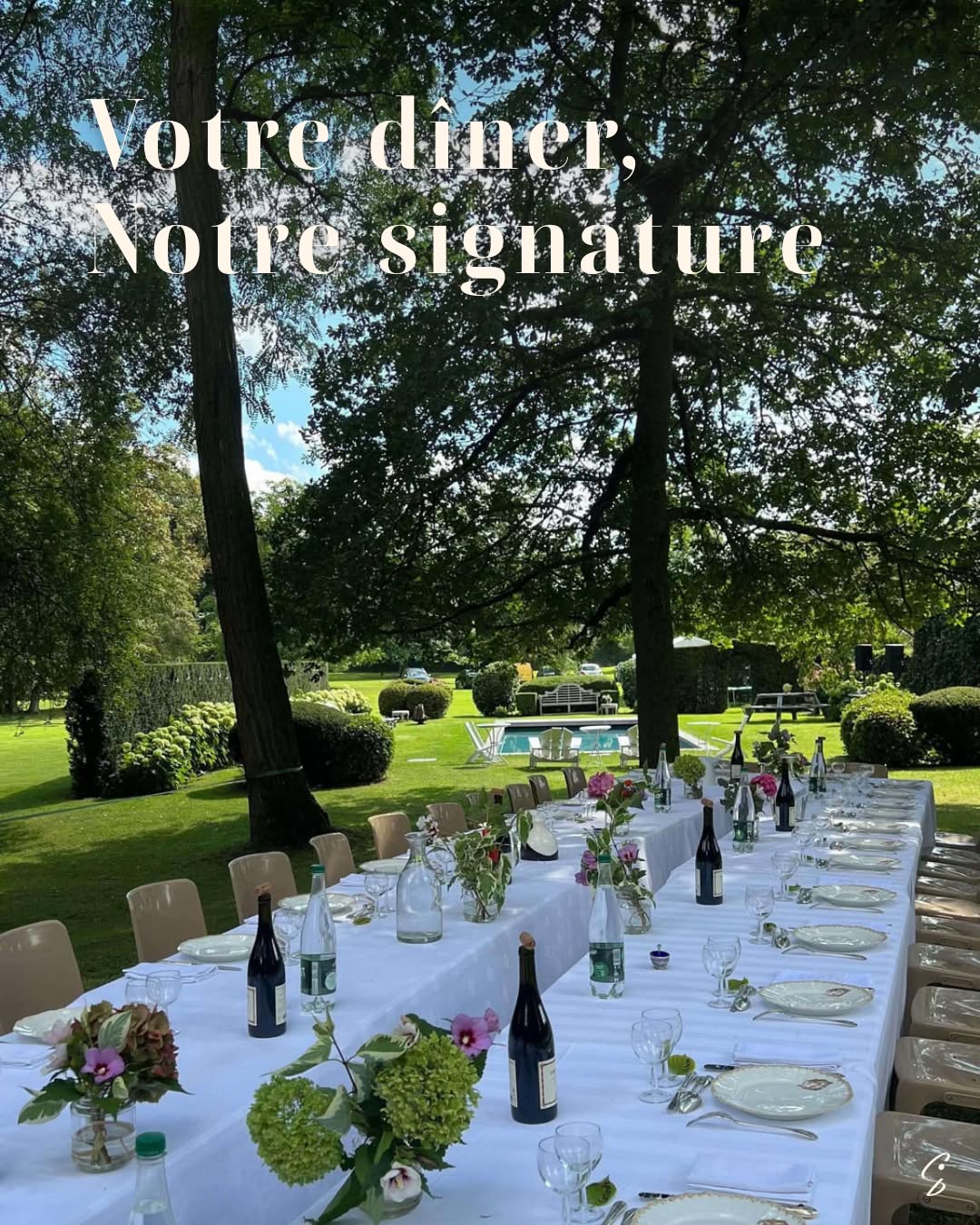 Votre dîner, Notre signature.
Transformez votre espace en un lieu d’exception où l’art de recevoir rencontre la haute cuisine. Chaque soirée est orchestrée sur mesure, en parfaite harmonie avec vos envies et votre vision.
Du dîner intime aux réceptions festives, avec La Spatule, nous créons des moments d’exception qui résonneront durablement après votre dernière bouchée.
Curieux de voir ce que nous pouvons faire pour vous ? Contactez-nous ou suivez nos projets ici.
La Spatule - Agence événement culinaire chef privé à domicile dîner privé