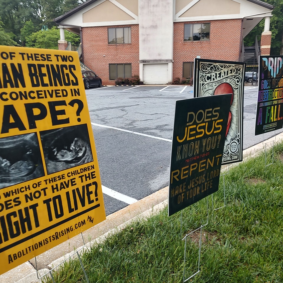 Pray as we proclaim truth at the abortion Mill