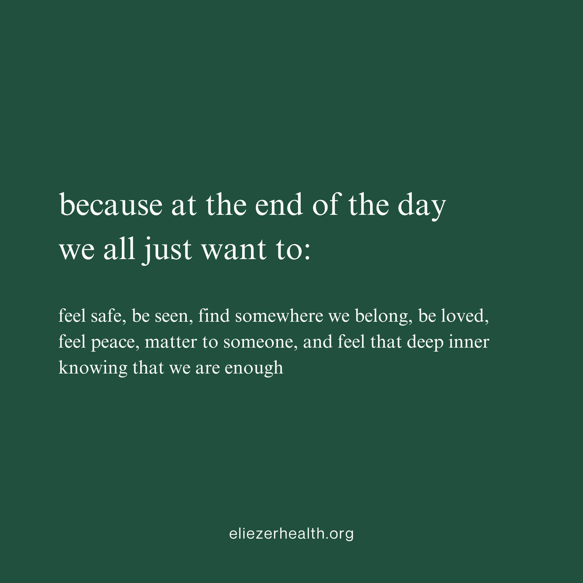 At the end of the day, what we all truly want is to feel loved—seen, accepted, and understood just as we are. 💛 Love isn’t always loud or grand; sometimes it’s a quiet presence, a kind word, or simply knowing someone cares. Never underestimate the power of love to heal, uplift, and remind us we belong.
💬 Tag someone who makes you feel loved.
🔖 Save this for those days when you need a reminder.
📲 Share the love—because everyone deserves it.
#WeAllWantLove #FeelLoved #YouAreNotAlone #KindnessMatters #LoveHeals #MentalHealthMatters #EmotionalWellbeing #YouMatter #Belonging #SpreadLove