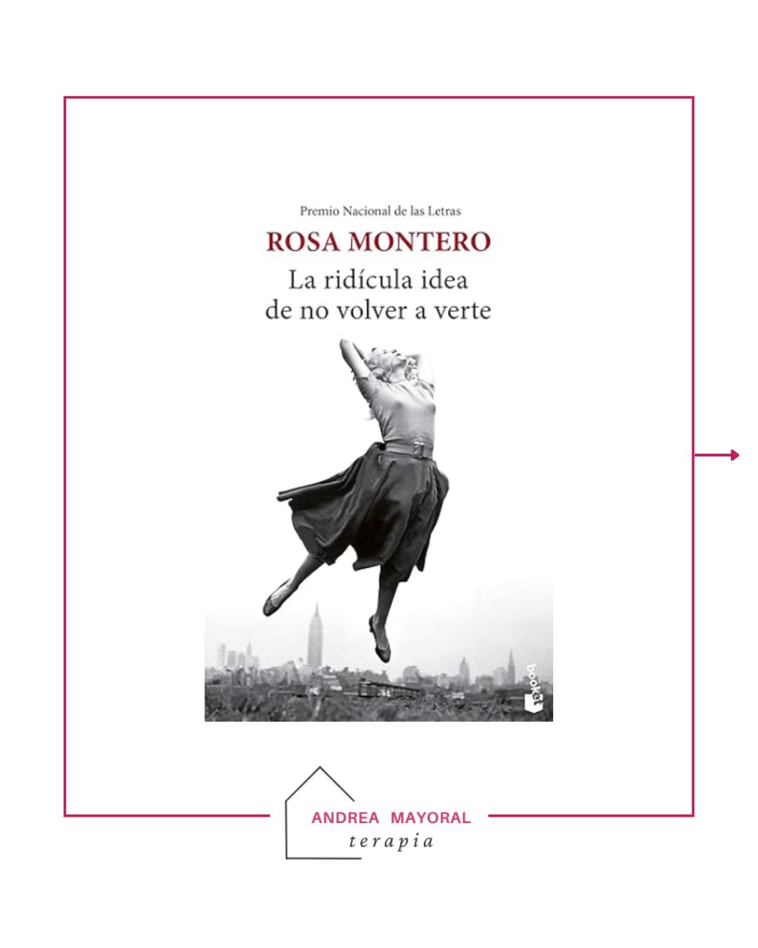 Hay libros que no solo se leen, se sienten.
La ridícula idea de no volver a verte es una invitación a reconciliarte con el dolor, a mirarlo sin miedo y a abrazar la imperfección que nos habita.
Habla del duelo, sí, pero también de la fuerza que emerge cuando nos permitimos rompernos.
Cuidarse también es nombrar lo que duele, darle espacio a lo que callamos, escribir la vida con tinta honesta.
Es entender que sanar no siempre es olvidar, sino aprender a vivir con lo que ha cambiado para siempre.
Leer puede ser un acto de autocuidado.
Una pausa profunda. Una forma de estar contigo.
Para, respira, y déjate tocar por las palabras.
Andrea Mayoral Martín
Psicóloga y terapeuta ocupacional
📩 andreamayoralterapia@gmail.com
#saludmental #autocuidado #psicología #terapiaocupacional #lecturaterapéutica #duelo #imperfección#RosaMontero