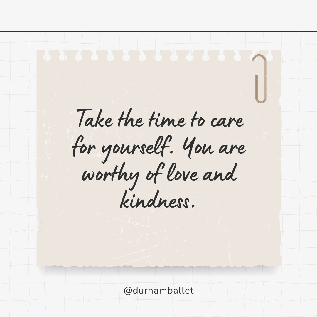 Indulge in the art of self-care; carve out precious moments just for you!
You are deserving of every ounce of love and kindness this world has to offer. Embrace the journey of nurturing yourself—it’s not merely a luxury but an essential part of living fully!
#dsbpa #inspire #inspiring #inspireothers #inspirational #durhamdance #durham #durhamnc #durhamballet