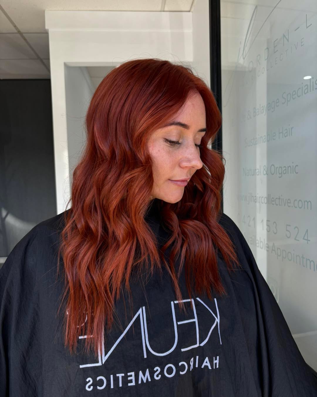 Forever grateful that you continually choose us to look after you and your hair. You know we love a blonde but we can’t go past a copper 🧡🧡
#copper #copperhair #copperhaircolor #copperhairgoals #longhairgoals #longhair #longhairstyles #waves #waveshair #hairgoals #hairstylist #HairGoals #hair #cowgirl #cowgirlcopper #lilydale #yarravalley #jlhaircollective