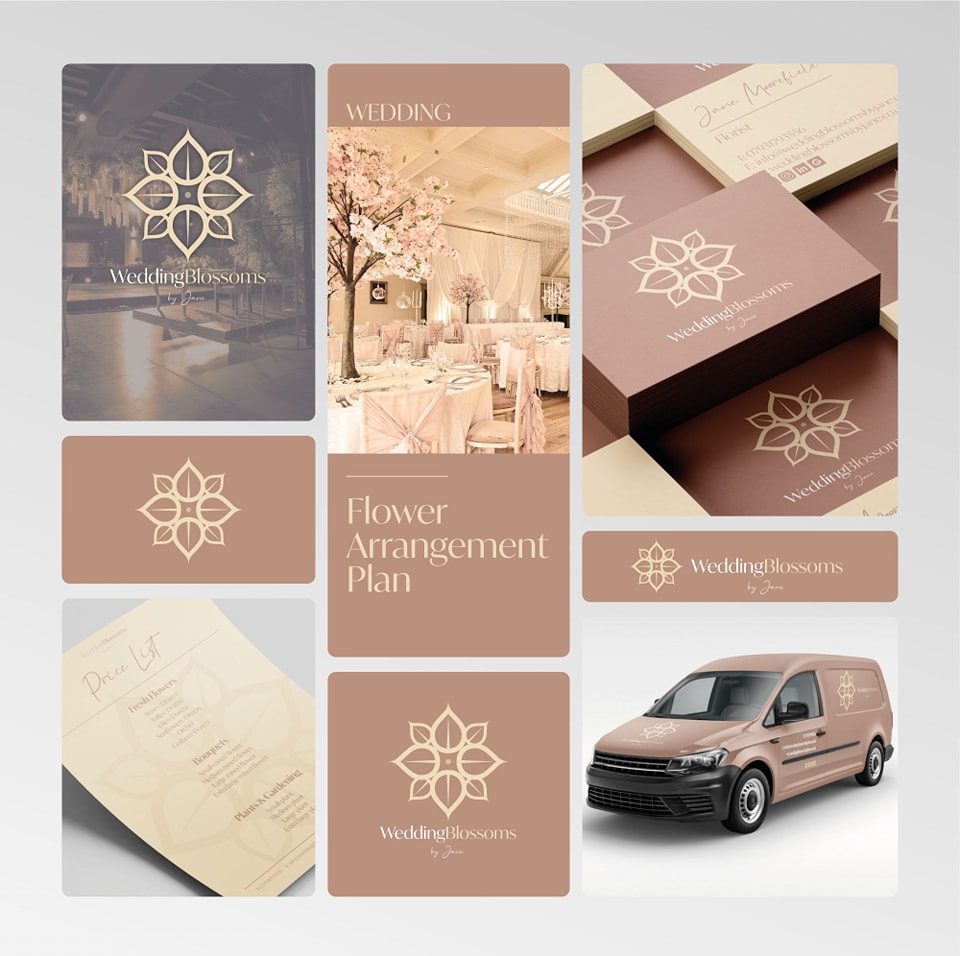 Branding for Wedding Blossoms
✅️ Logo
✅️ Brand guidelines
✅️ Pricelist
✅