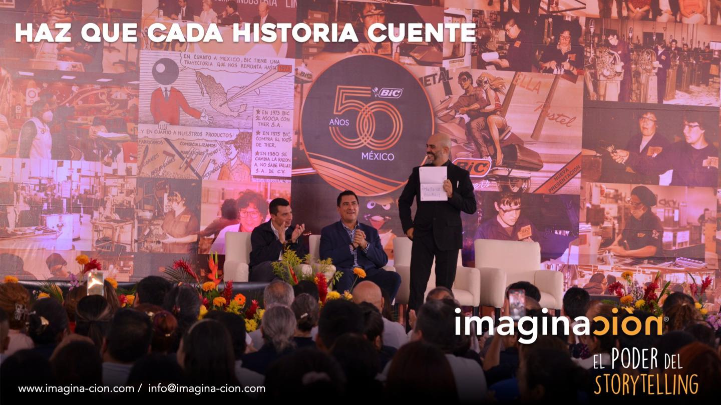 En Imaginación, transformamos momentos en historias memorables. Recientemente, tuvimos el privilegio de celebrar el 50 aniversario de BIC México, donde "BIC No Sabe Fallar". Este evento no sólo conmemora su legado, sino que también inspiró a los asistentes a seguir creando.
Con la conducción de Carlos Calderón de la Barca, logramos un evento que resonó profundamente, dejando una huella en todos los presentes.
Si deseas que tu próximo evento cuente una historia significativa y conecte emocionalmente con tu audiencia, ¡estamos aquí para hacerlo posible!
EL PODER DEL STORYTELLING
Haz que cuente.
#EventosCorporativos #Storytelling #BicMéxico #ImaginaciónEdushow