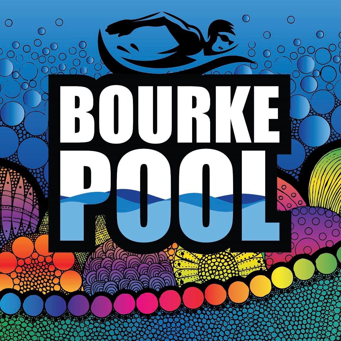 - LOGO DESIGN -
After seeing how fabulous the shirts turned out, I designed this logo for the Bourke pool with an added swimmer icon.
It can be used with or without the bright background, to suit the end use. For many clients I design a range of different versions of their final logo for different uses!
If you need a logo designed or a different version of your current logo, get in touch!
#lauragillarddesign #designer #logo #logodesign #branding #logoversions