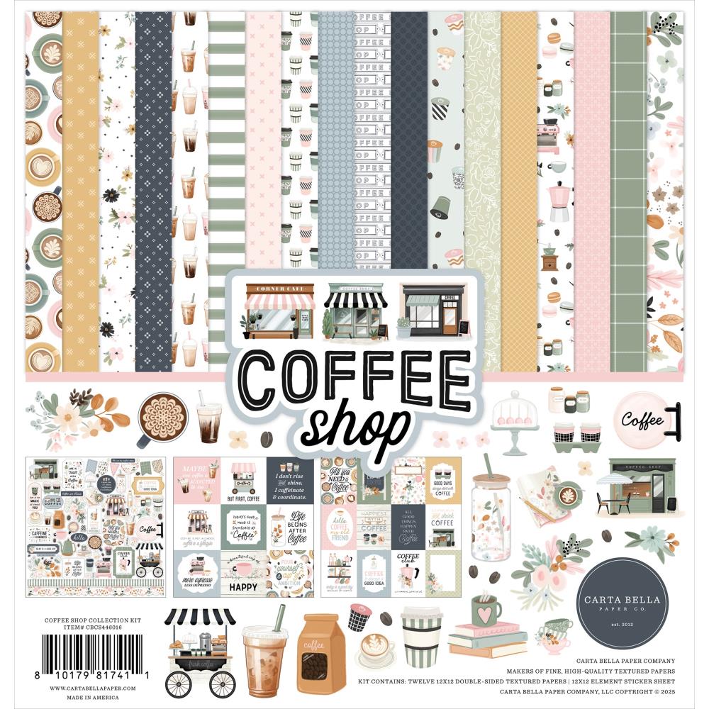 Calling all of my coffee lovers! Carta Bella has the kit for you. This kit is chocked full of not only coffee but great pastries too. It is available on our website right now for discounted preorder.
www.letsgetcreativeyall.com
#paperaddict #scrapbooksupplies #scrapbookingkit #letsgetcreativeyall #scrapbooking #scrapbookstore #scrapbook #scrapbookingcommunity #scrapbookretreats #preorders #create #scrapbooklover #papercraft #papercrafting #cartabellapapers #coffeeshop