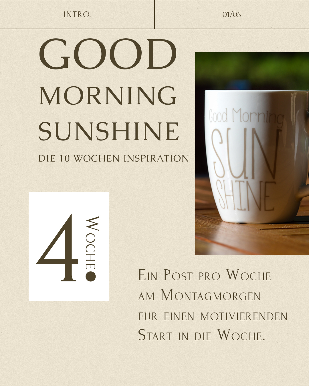 #mondayclarity #goodmorningsunshine #dankbarkeit #energietanken #bewußterleben #morgenmotivation #morgenroutine #montagsmotivation #mondayvibes #berufstätigundachtsam #lebensfreude #achtsamkeit
