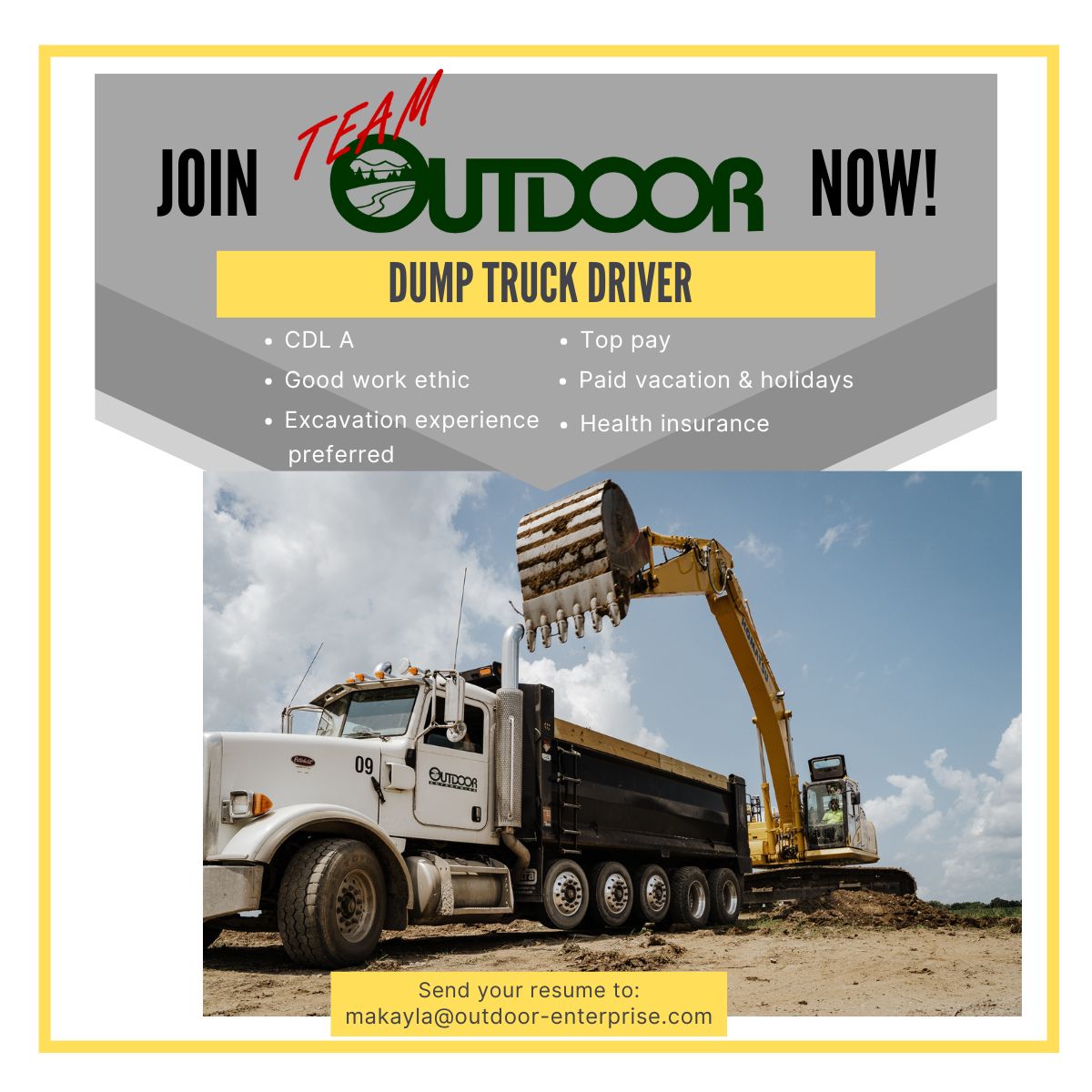 Our team continues to grow! Thank you to everyone who has shared our past opportunities. Our culture and community at Outdoor is one of the things that sets us apart. We appreciate you sharing this opportunity with anyone you know who may be a good fit!