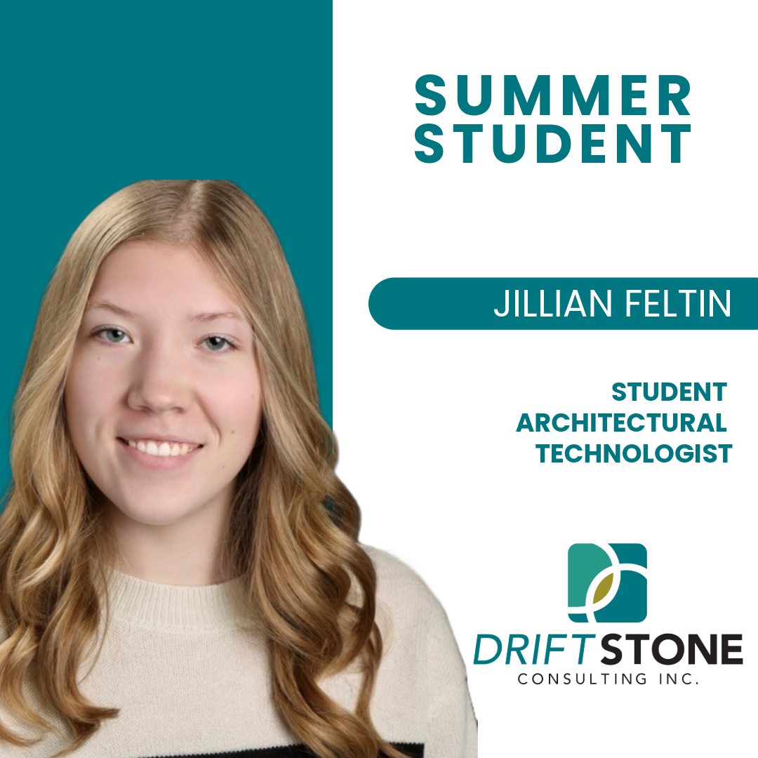 👷♀️ Meet Jillian – our summer student here at Driftstone!
Currently studying Architectural Technologies at Saskatchewan Polytechnic, Jillian joined us in May as a Student Architectural Technologist and has brought her curiosity for construction, eye for detail, and love of buildings to every project she’s been part of. She is also a proud recipient of the Gabriel Dumont Sponsorship, recognizing her dedication to both her education and Métis heritage.
When she’s not drafting or diving into design challenges, you’ll find her crocheting cozy creations, baking up batches of homemade pretzels, or soaking up Saskatchewan’s sunshine on a camping trip with family and friends.
We’ve loved having Jillian on the team this summer – she’s a creative spirit with a bright future in architecture ahead of her! 🏕️🧶🍞
#DriftstoneTeam #ArchitectureStudent #SummerAtDriftstone #WomenInDesign