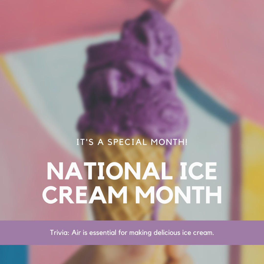 July is National Ice Cream month!!
What's your favorite? Let us know in the comments section.
Dr. Hudson tells us his favorite ice cream flavor is Butter Pecan but that he'd eat any kind of ice cream. Recently, on vacation, he had Huckleberry ice cream and loved it.
Laurajane is a butter pecan fan along with a few other staff members. Other popular flavors in our office were: vanilla, chocolate chip, rocky road, and chocolate.
Getting a single vote each were: cookie dough, cookies/creme, peanut butter/chocolate, strawberry, and neapolitan.