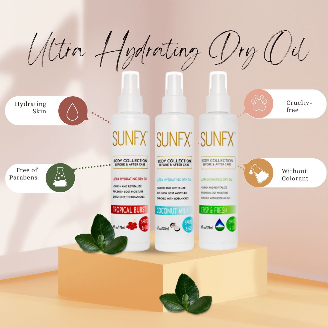 ✨ 20% OFF SunFX Hydrating Body Spritz ✨
Give your skin — and your tan — a nourishing, hydrating mega boost.
This lightweight, luxe mist is made with nature’s finest oils and infused with an antioxidant-rich botanical blend to replenish lost moisture from tanning and daily life.
💧 Velvety-smooth finish
🌿 Residue-free & dry to the touch
🌞 Enhances your glow + extends your tan
Spritz all over to soften, smooth, and shine — the perfect way to show off your SunFX tan.
🌴 Scents: Tropical Burst • Coconut • Crisp & Fresh
🧴 Size: 200ml
💥 Now 20% OFF – While supplies last!
#SunFXGlow #BodySpritzSale #SunlessTanningCare #TanExtender #HydrationBoost #CleanSkincare #TropicalSkin #CoconutGlow #VelvetySkin #SunFXCanada #skinfxinc #love #sale #edmonton #canada