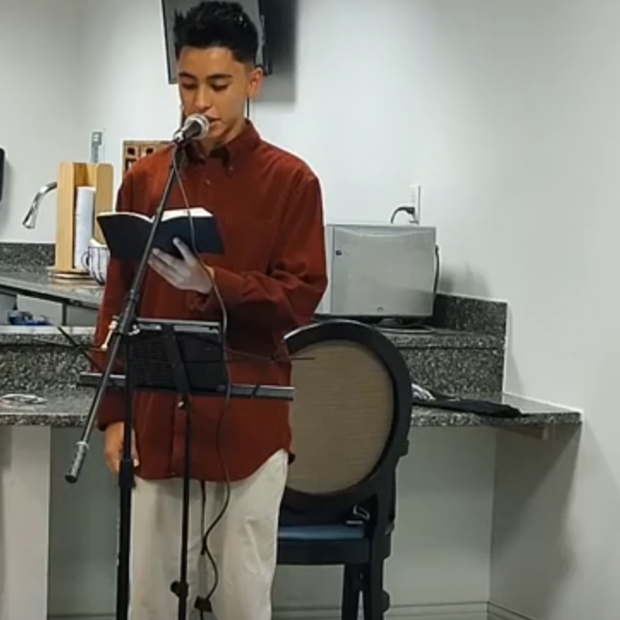 Church service at the lighthouse Senior living Center.