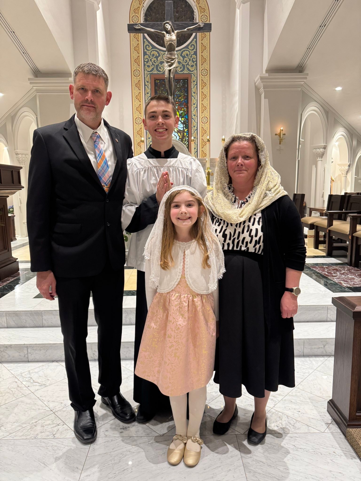 Christ has risen, Alleluia!
It has been an amazing three days of liturgy in our beautiful church! I could not have asked for more. 🤍God is so good!