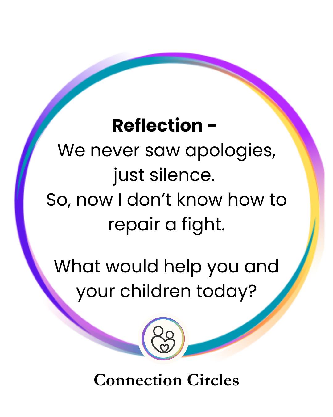 You can show a new way, a new direction
#apologies #apologizenow #ApologizeWithLove #apologize #silenced #SilencedVoices #silencedvoices #silencednomore #repairing #repairing #repairingcourse #repairingiscaring #repairingrelationships #learning #LearningJourney #learningbydoing #learningeveryday #learningthroughplay #intentionalliving #intentionalparenting #emotionalsafety #securebase #thriving #foster #startyoung #emotionalintelligence #parentingtips #circleofsecurityparenting #bigemotions #connectioncircles