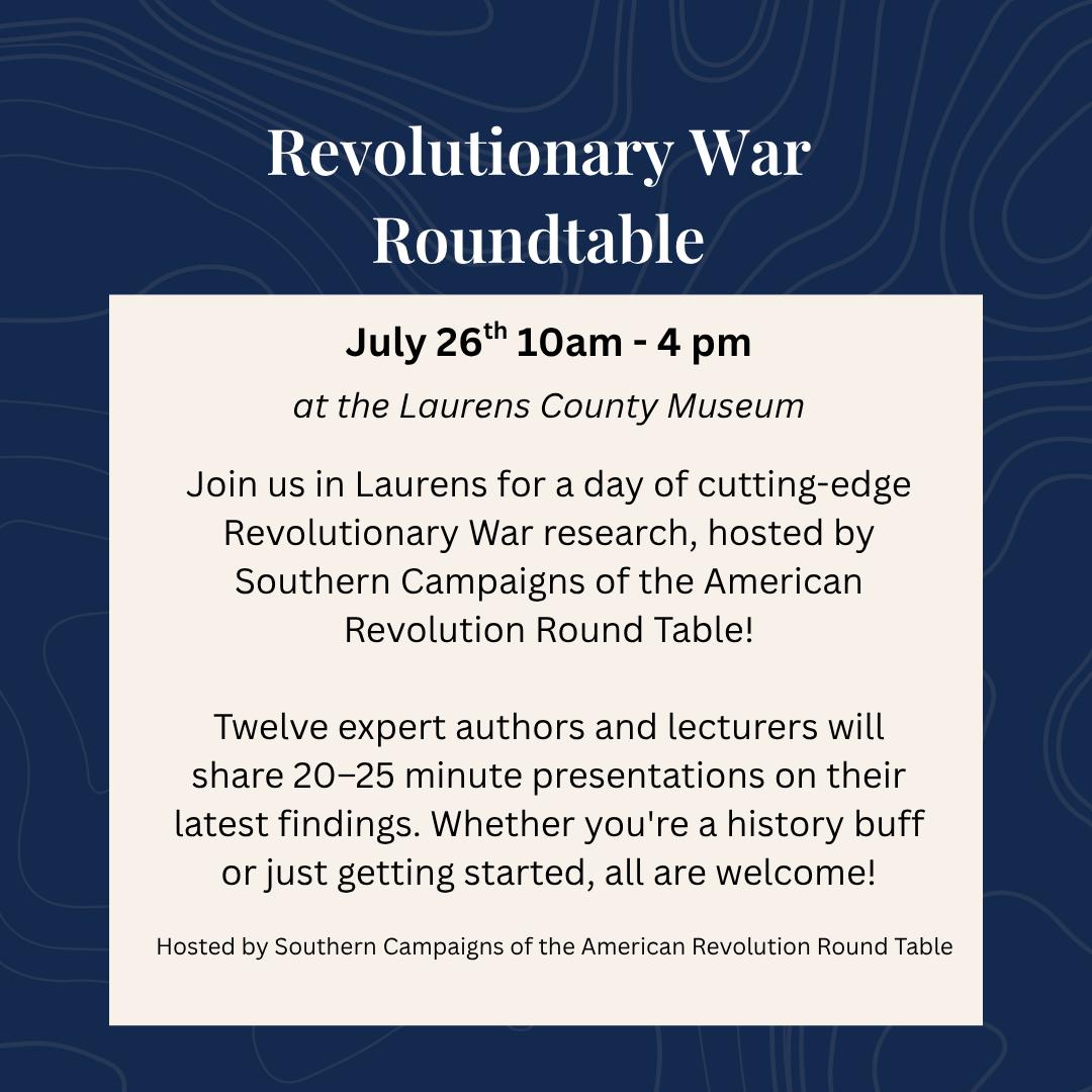 📅 Saturday, July 26 | 🕙 10 AM – 4 PM
💵 Suggested donation: $20 (includes a catered chicken salad lunch and a donation to the museum).
📧 RSVP to Durant Ashmore (durantashmore@aol.com) by Wednesday, July 23. Please include any dietary restrictions.
