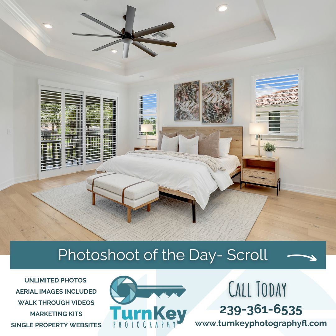 ✨ Just listed & just beautiful! We had the pleasure of capturing this stunning home—every room was full of charm, natural light, and those little design details we love. It’s always our goal to make each space feel as inviting on camera as it does in person.
🏡 Ready to make your next listing shine? We’d love to help!
#TurnkeyPhotography #RealEstateMedia #SWFLRealEstate #HomeSweetHome #JustListed #InteriorPhotography #NaplesRealtor #BonitaSpringsRealEstate #HomeGoals #ListingPhotos #RealEstateMarketing #TurnkeyTeam #HouseGoals #FloridaHomes #RealtorLife