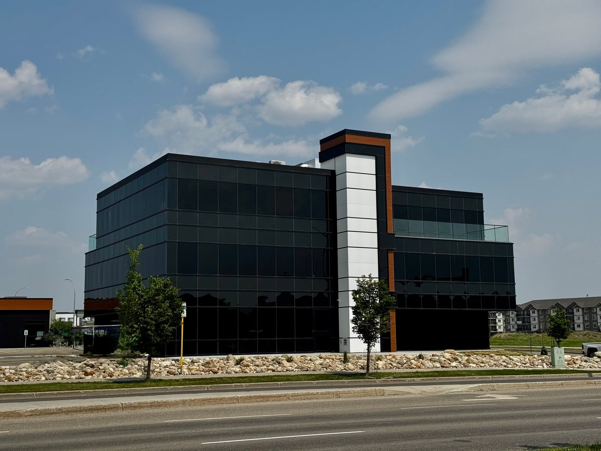 🔦Project Spotlight: Capital Crossing Building 5C
This three-storey, steel-framed commercial building is located in Regina’s growing Capital Crossing development.
Driftstone Consulting provided structural engineering services for the project, including a structural steel superstructure, concrete core, helical pile foundation, and cantilevered office spaces.
We’re proud to contribute to high-quality developments that support local growth and long-term function.
#DriftstoneProjects #StructuralEngineering #CapitalCrossing #ReginaDevelopment #EngineeringExcellence