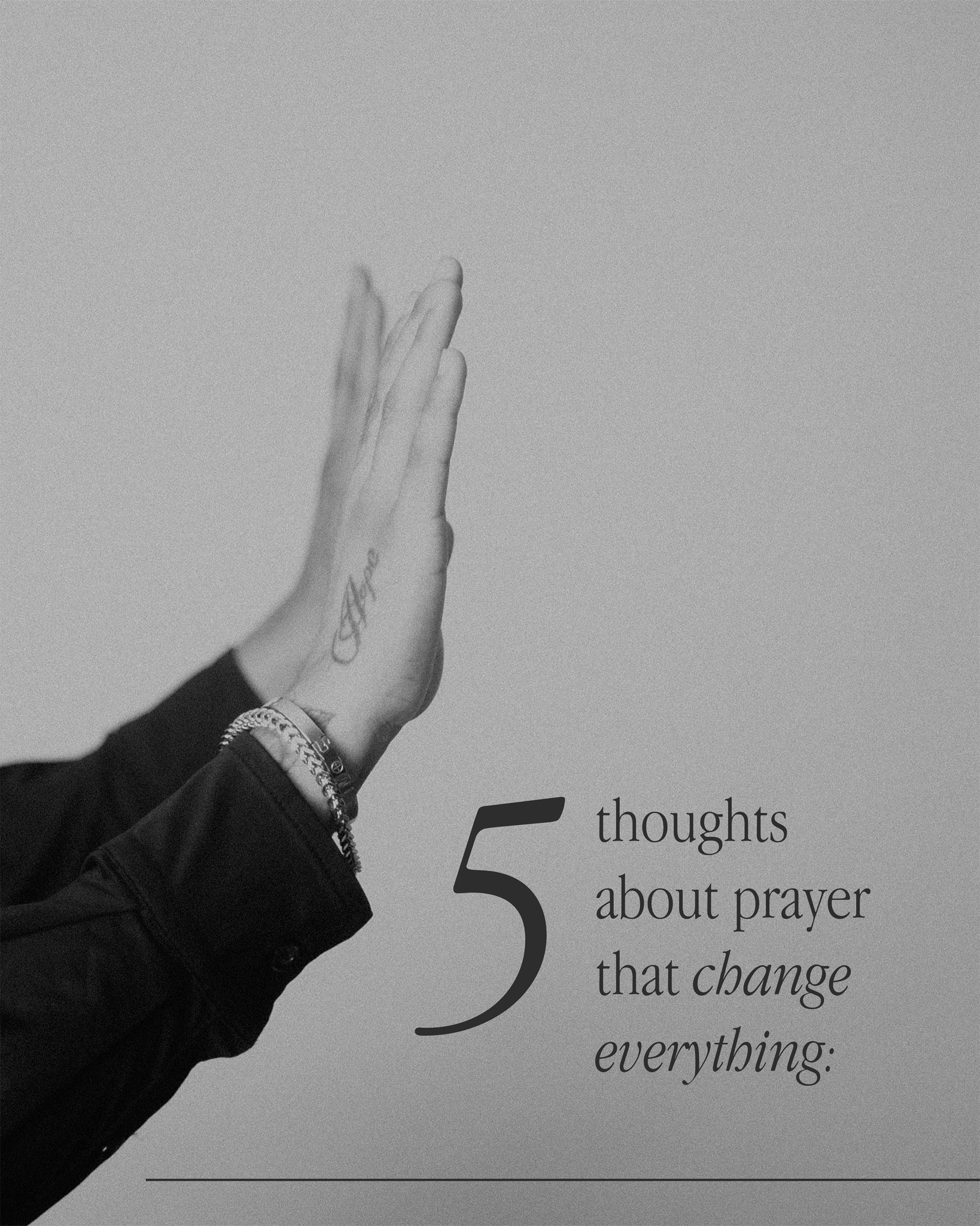 Prayer changes everything. It's not just a habit — it's our lifeline, our connection to the heart of God. Take a moment to reflect on these five powerful truths about prayer. Which one speaks to you the most today? Let us know in the comments!
