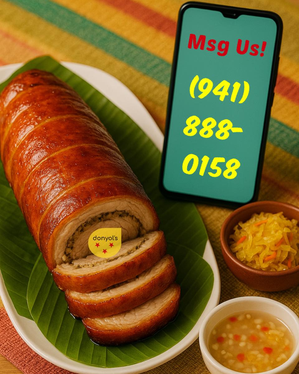 Summerโs not overโผ๏ธ Order nowโผ๏ธ
๐ฝ www.donyols.com/menu
๐ฝ (941) 888-0158
๐ฝ แแแฉแฏE. EแฉT. แEแญEแฉT.
#craveeatrepeat #authenticcebu #swfl #puso #donyols #filamkids #FloridaPinoy #filipinofoods #filam #authenticcebuanofoods #swflfoodies #filipinodish #craveeatrepeat๐ #authenticcebulechonbelly #filipinofoodmovement #floridapinoy #filipinocuisine #lechon #lechonbaboy #lechonbelly #siomai #putocheese๐ #acharangpapaya #latik #achara #cebulechon #cebulechonbelly #northportpinoy #shoplocalnorthport