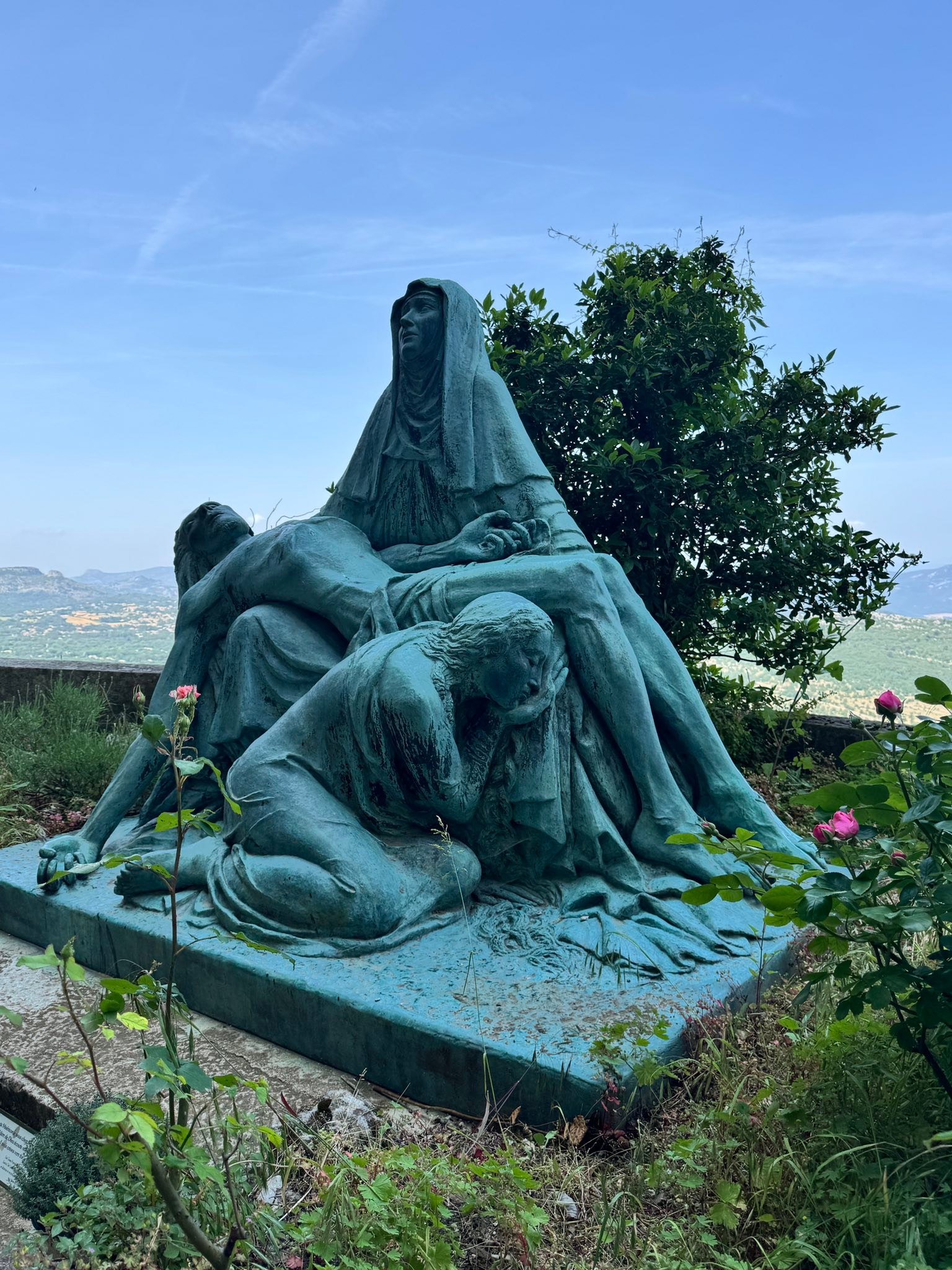 Happy Feast of Saint Mary Magdalene!
This feast day means so much more to me after visiting Mary Magdalene’s cave in Saint Baume, France. It was probably the hardest and most spiritually rewarding day of our pilgrimage. I would love to write more about it eventually, but for now, I will share how we celebrated her feast day…
I made truffage (a French dish of bacon, potatoes, and cheese) with Magdalene eggs and a simple green salad. Our dessert was orange zest Magdalenes (Madeleines) with a dark chocolate ganache. The center Magdalenes were made by a sweet friend.
Not bad for a Tuesday night! Happy Feast Day! ❤️