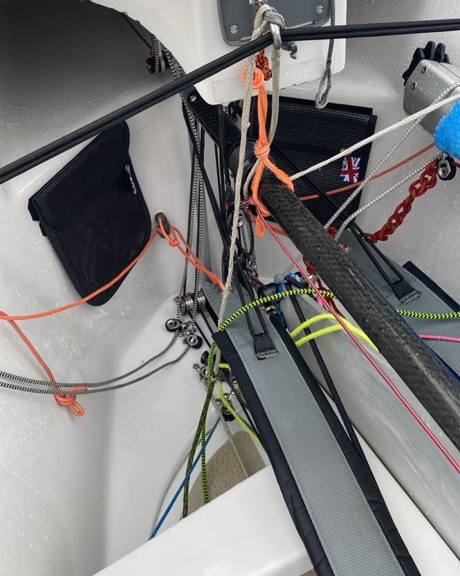 It’s not very often that customers send a photo with multiple products in one shot,
But after last weeks post about halyard bags being a prominent product on our web shop, a bit thanks to Sam Bailey from South Staffs SC for a picture that includes two stick-on halyard bags and two padded toestraps!
