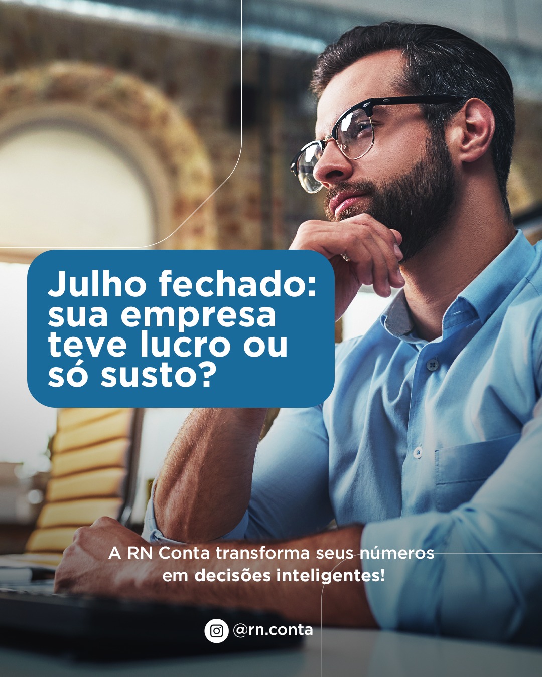 Você já teve a sensação de trabalhar o mês inteiro e ainda assim não ter a certeza do lucro? 🫠
Isso é falta de planejamento! E pode custar caro. ⚠
Mas calma que tem solução! A RN Conta te ajuda exatamente a organizar seus números, esclarecer as finanças. Com acompanhamento contábil estratégico, sua empresa cresce com segurança e estabilidade! 📈
Troque a dúvida pela confiança e fale com a RN Conta pelo link da bio!
.
.
.
.
#planejamento #contabilidadeonline #contabilidadedigital #contabilidade #empreendedorismo #contabil #gestaofinanceira #empreededor #empresas #mei #microempreendedor