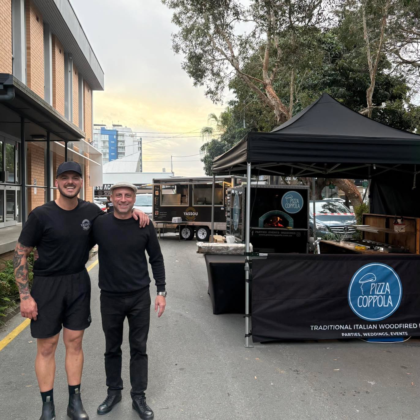 I recently had the pleasure of working with this young fellow, the one and only James yassou.greekstreetfood and it was a Mediterranean feast for all the people attending the 25th anniversary of the Caloundra Art Gallery. There was music, singing, full bellies and happy customers at both stands. A great night!