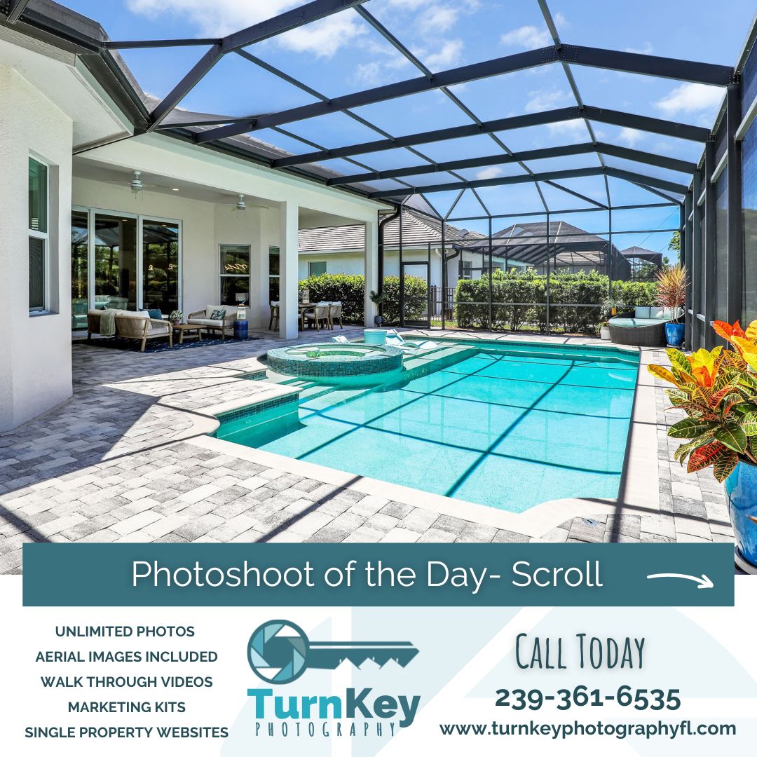 Our Essential Package has everything you need to make your listing shine ✨
✅ Unlimited interior & exterior photos
✅ Aerial coverage of the home and community amenities
✅ Custom property website
✅ Ready-to-use marketing materials
All for just $249.
Let us handle the visuals so you can focus on the sale 💼🏡
#TurnkeyPhotography #RealEstateMedia #BonitaSpringsRealtor #ListingPhotos #DronePhotography #RealEstateMarketing #RealtorTools #FloridaRealtor #PropertyPhotos #RealEstateWebsite #RealtorLife #AerialRealEstate #ListingMarketing #CapeCoralRealtor #NaplesRealtor #EsteroRealtor