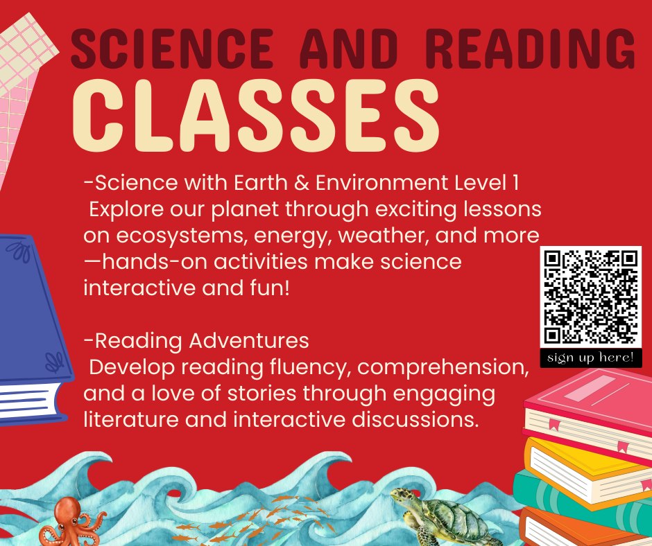 Science & Reading Block Lessons Are Here! 
Looking for an engaging way to grow your child’s science and reading skills? Join us for our NEW weekly block lessons at Prolific Creation Studios!
🔬 Science with Earth & Environment Level 1
Explore our planet through exciting lessons on ecosystems, energy, weather, and more—hands-on activities make science interactive and fun!
📖 Reading Adventures
Develop reading fluency, comprehension, and a love of stories through engaging literature and interactive discussions.
🎨 Project-Based Learning
Every class is hands-on and project-based—students take home the projects they create, making learning meaningful and lasting.
📅 Schedule
Wednesdays | Ages 6–8 | 8:15–9:30 AM
Thursdays | Ages 9–12 | 8:15–9:30 AM
💲 Only $45 per block/day – high-quality instruction that sparks curiosity and makes learning unforgettable.
📍 Location: Prolific Creation Studios – 5671 N Oracle Rd #2105, Tucson, AZ
Join us for class here: https://www.prolificcreations.org/product-page/1-day-week-prolific-creations-microschool