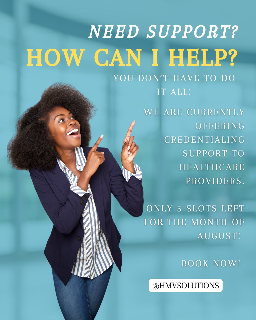 Ready to tackle credentialing without the headache? 🤓
We’ve got 5 spots left for August. If you’re ready to get credentialed without the stress, now’s the time to reach out.
We’ll handle it so you can focus on your patients, not the paperwork. 💃🏾
Book a discovery call to claim your spot before they’re gone!
#CredentialingSupport #HealthcareCredentialing #ProviderCredentialing #CredentialingServices #CredentialingHelp #CredentialingExpert #AdminSupport #VirtualAssistant #VirtualSupport #VirtualAssistantServices
#HealthcareVA #CredentialingVA #Blackvirtualassistant #Virtualassisting
#Virtualassistantcommunity #HMVSolutions #FromChaosToOrder #TheOrganizedAndEfficientMamaPodcast #HMVSolutionsVAagency #HMVSolutions #HelenaManuVirtualSolutionsLLC