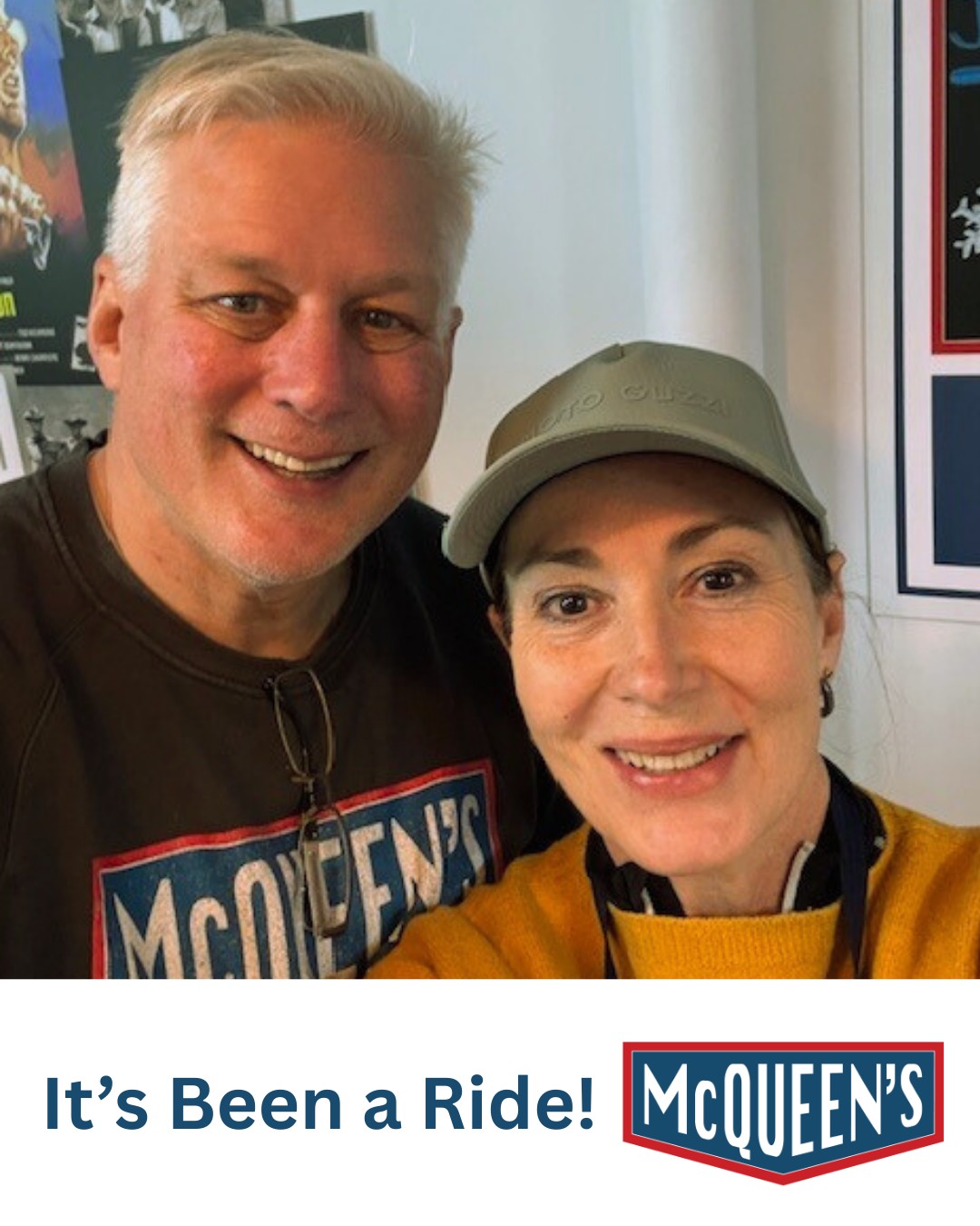 Vanessa and Marcus say 'thank you' for your patronage and support of McQueen's Wood-fired Pizza and Coffee.
Over the past three years, our aim was to bring wood-fired pizza, great coffee, classic movies, motorbikes - and a touch of philanthropy (with support to local charity, Live4Life) to the Macedon Ranges region.
We are passing the reins to Tom and Raoul from 600 Above, and thank our staff and customers for all their support.
Enjoy your pizza and all that McQueen's will continue to offer.
Vanessa & Marcus.