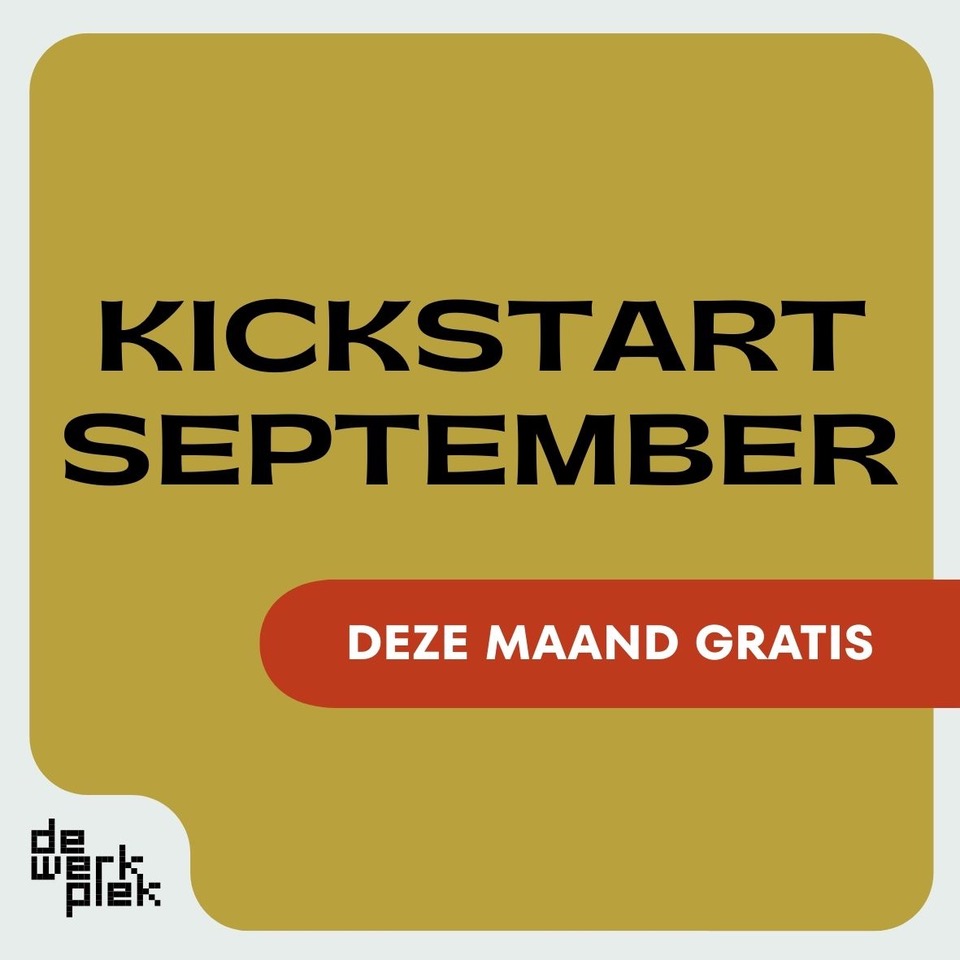 Zoek je focus én inspiratie? Kickstart September bij de Werkplek.
Sluit nu een Flex-abonnement af en september krijg je van ons cadeau.
Wij verhuren flexplekken waar je in alle rust en focus kunt werken, maar waar je ook inspiratie vindt door de ondernemers en freelancers om je heen. Een plek om meters te maken én ideeën verder te brengen.
September is dé maand om weer aan de slag te gaan en wij geven je daarbij een vliegende start: de hele maand september werk je gratis.
Hoe werkt het?
Volg de link in onze bio Startember25 en dan zien we je snel!
#coworkingamsterdam #flexplekamsterdamnoord #werkplekamsterdam #community #amsterdamnoord #ZZPamsterdam #ondernemeninnoord