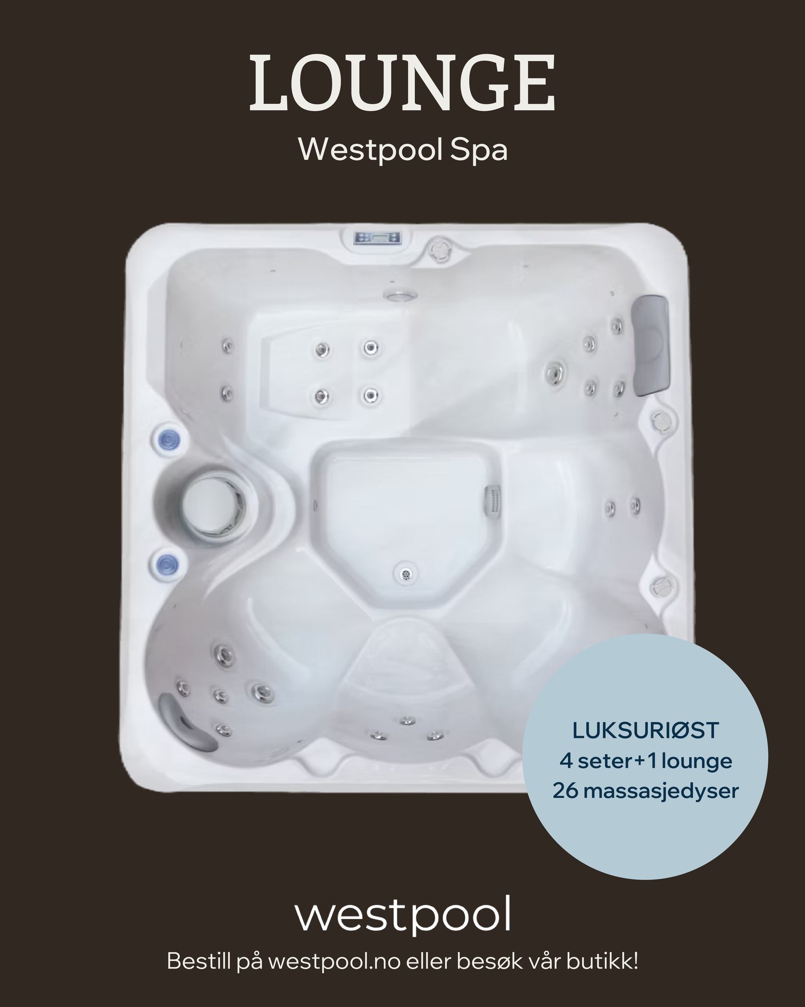 Lounge gir deg luksus i et kompakt format, badet er perfekt både for terrasse og hage. Med plass til fire personer, inkludert en komfortabel liggestol og 25 massasjedyser får du en opplevelse av ekte velvære hjemme. Stilrent design som kombinerer solid konstruksjon, effektiv isolasjon som sikrer kvalitet og lang levetid.
Under messeuken får du Lounge til kun 59 000,-💥
📍Spelhaugen 12, Fyllingsdalen