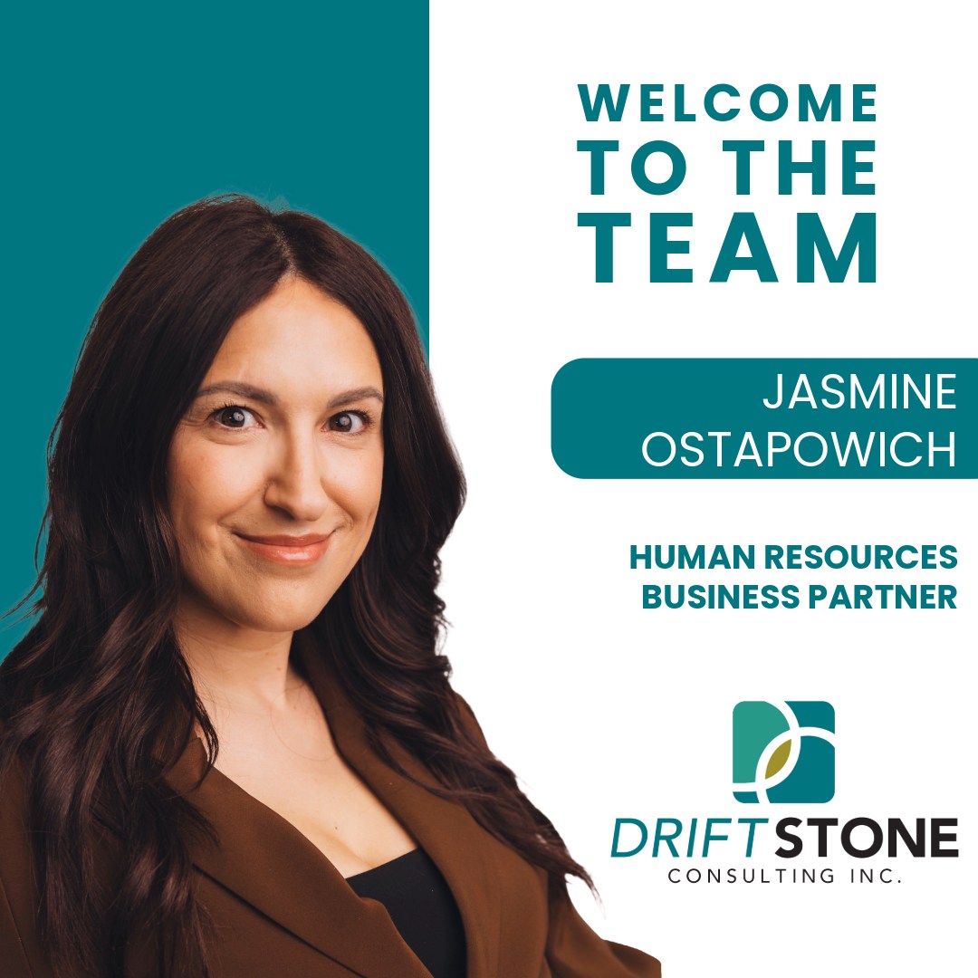 🌟 Meet Our Newest Team Member- Jasmine Ostapowich 🌟
We’re excited to welcome Jasmine to the Driftstone team!
With over 14 years of experience in the consulting engineering sector, Jasmine brings a proven track record of leading talent strategies, organizational alignment, and business growth initiatives. Recognized for her people-first and data-informed approach, she excels at building strong client and employee relationships, supplier coordination, contract oversight, performance analytics, and team development.
Jasmine will be leading our Business Development and Human Resource functions, while also managing our Administration team. Her transparent leadership style and evidence-based decision-making will help us continue driving measurable impact and community-focused outcomes.
We’re thrilled to have her on board and can’t wait to see the positive impact she’ll make! 🚀
#DriftstoneConsultingInc #SmallBusiness #NewTeamMember #WelcomeToTheTeam #DriftstoneConsulting
#TeamDriftstone #Leadership #BusinessDevelopment #HR #ConsultingEngineering