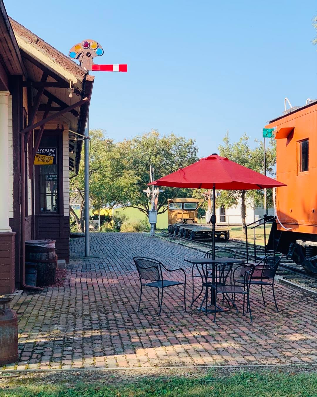 It’s a beautiful day to grab a coffee and come hang out the Village. We are open for just one more month - October 15 - so don’t miss out before we close for the season.