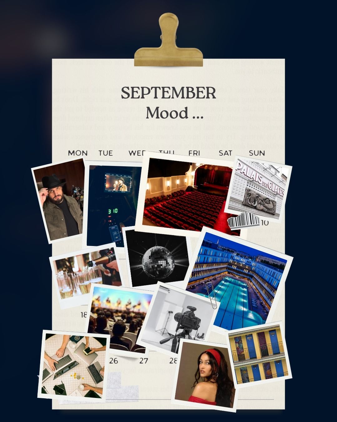 ✨ September Mood ✨
Inspirations de septembre !
Un univers agence qui traduit l’équilibre entre innovation, engagement, expression et moments de partage, pour nourrir les projets de nos partenaires.
#Créativité #Énergie #talent #art #agency #Moodboard #Inspiration #Septembre