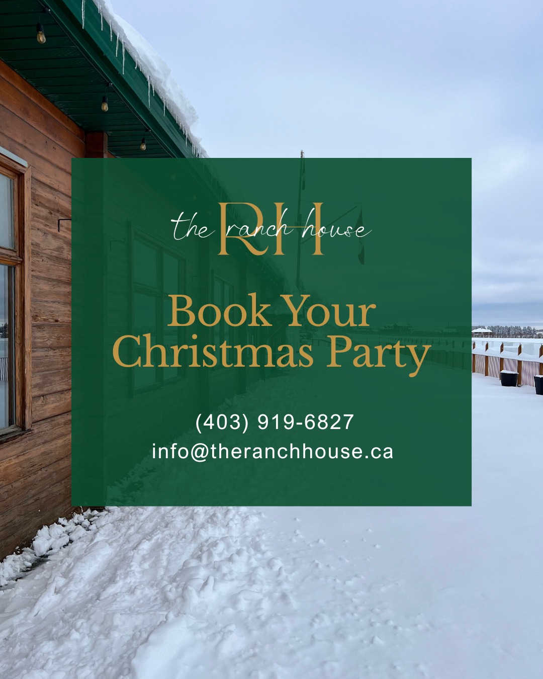 Now’s the time to plan your holiday celebrations! 🎄✨
Cozy gatherings or festive feasts, our venue sets the stage for an unforgettable party. Secure your dates while they’re available.
#christmasparty #yycevents #holidayseason #eventvenue #calgaryevents #christmasevents #theranchhouseyyc #highwoodcatering